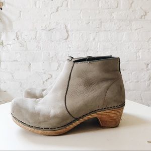 Dansko Maria grey booties size 38